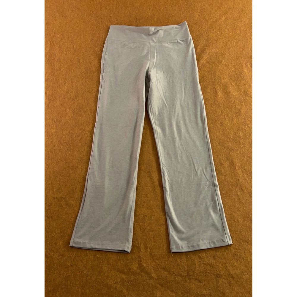 Amity Womens Medium Gray Recycled Polyester Stretch Yoga Pants New
